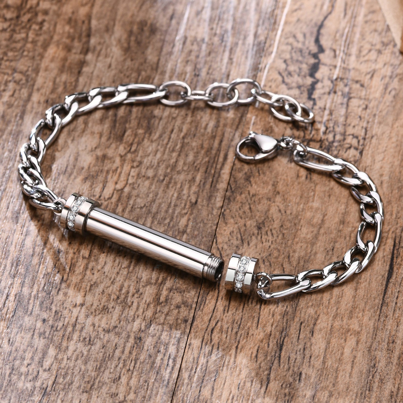 Unity Silver Heart Adjustable Cremation Urn Bracelet  Love to Treasure